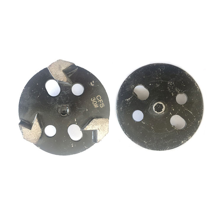 Three-tooth sharp alloy abrasive disc