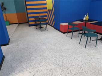 Sweet Drink Shop Terrazzo Floor Project