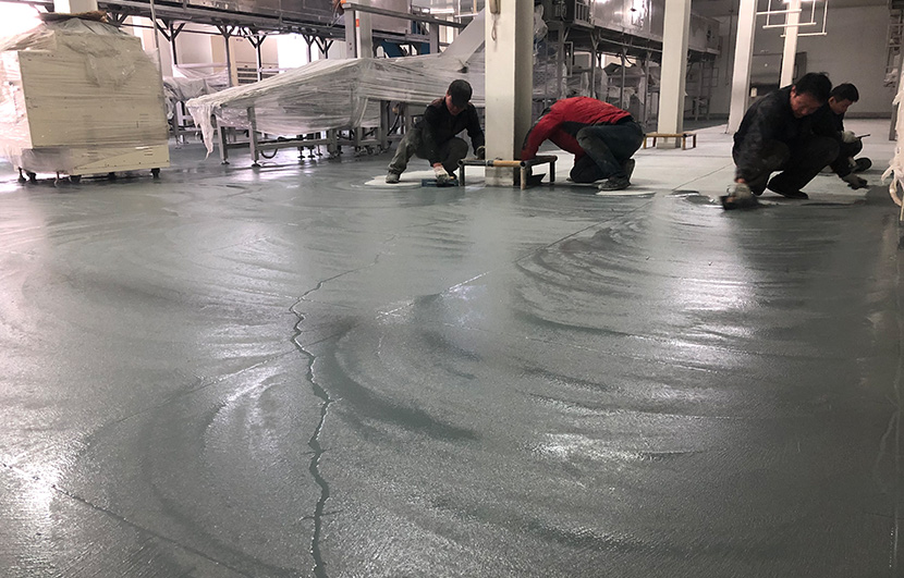Food Workshop Waterborne Polyurethane Mortar Floor