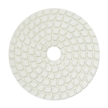 White polishing pads wet use